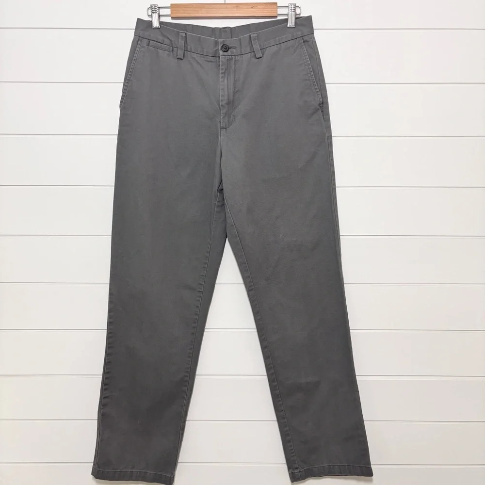 Croft&Barrow Classic‎ Fit Cotton Men's Gray Pants Size 32x34